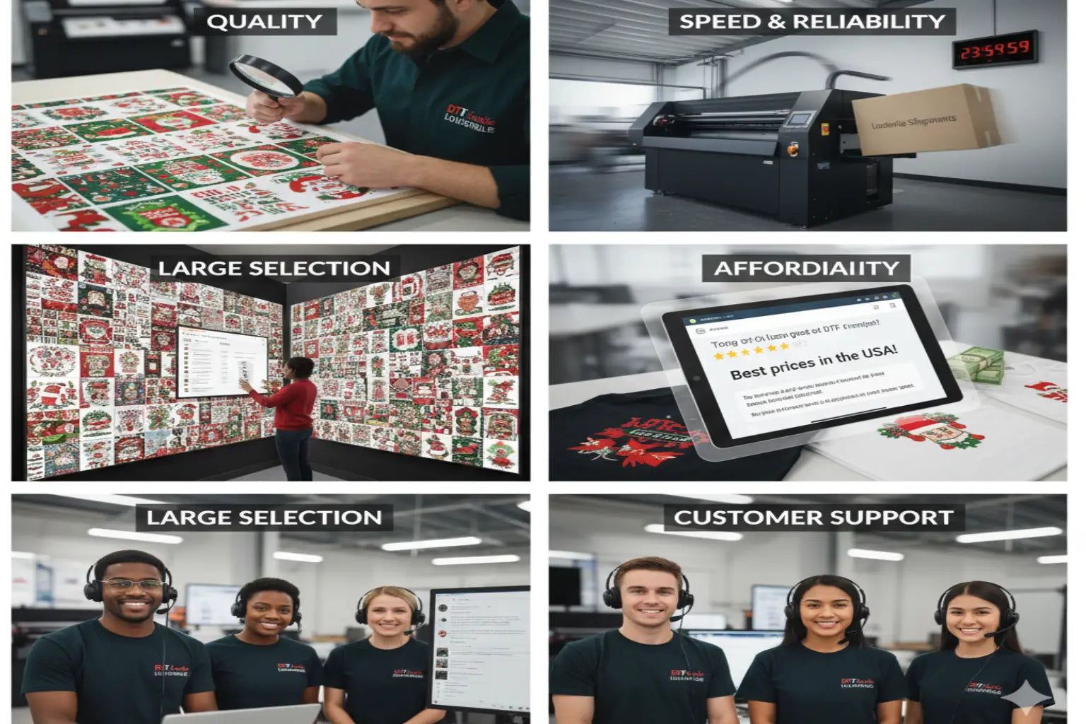 5 Reasons You Should Choose DTF Louisville to Buy Christmas DTF Transfers Online in 2025