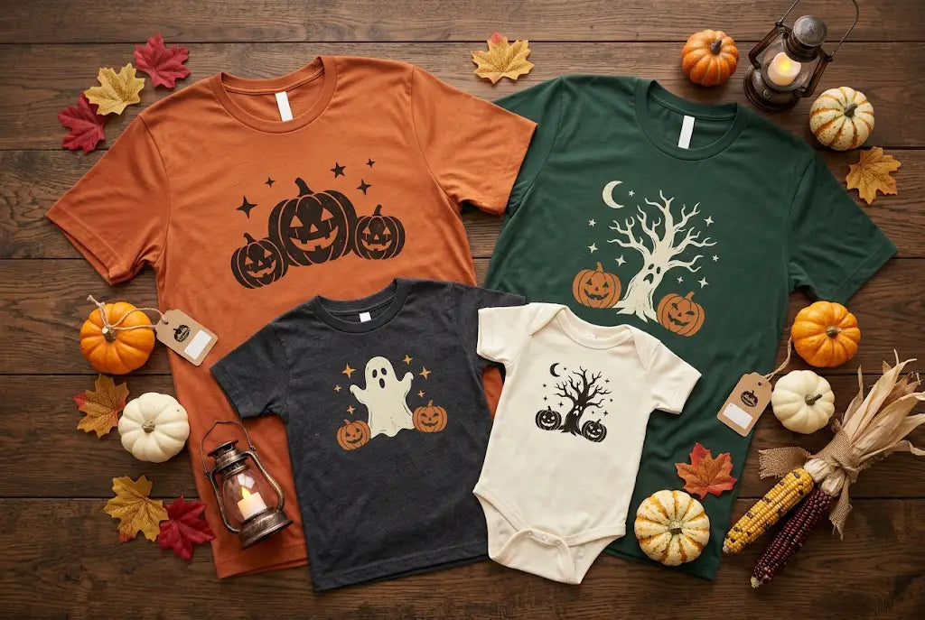 Halloween Shirt Ideas for Small Businesses: Creative Halloween Tees That Help Small Brands Sell Family Sets for $84