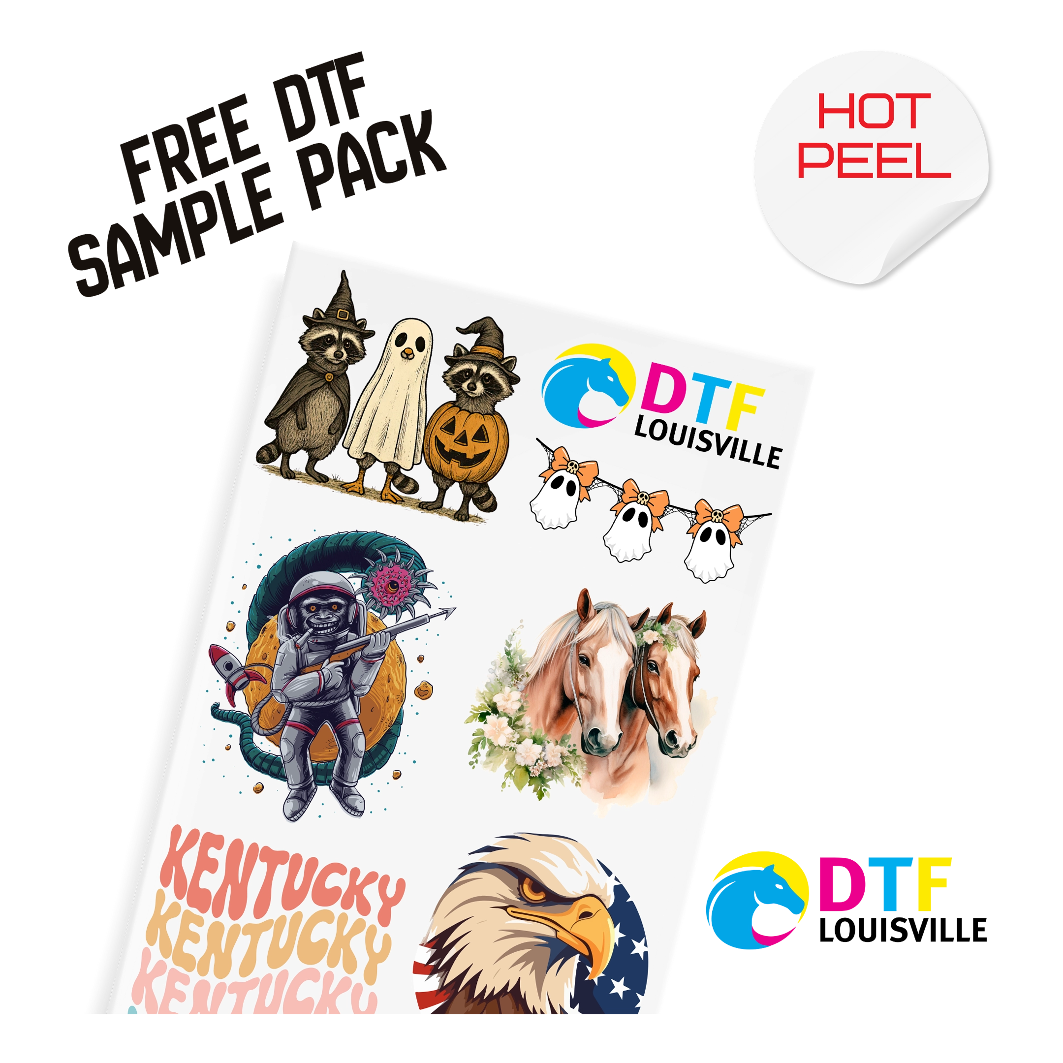 DTF sample pack