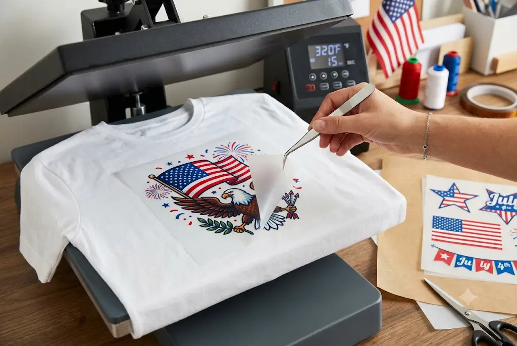 4th of July DTF Transfers A Simple Guide To Press Patriotic Shirts In 5 Steps