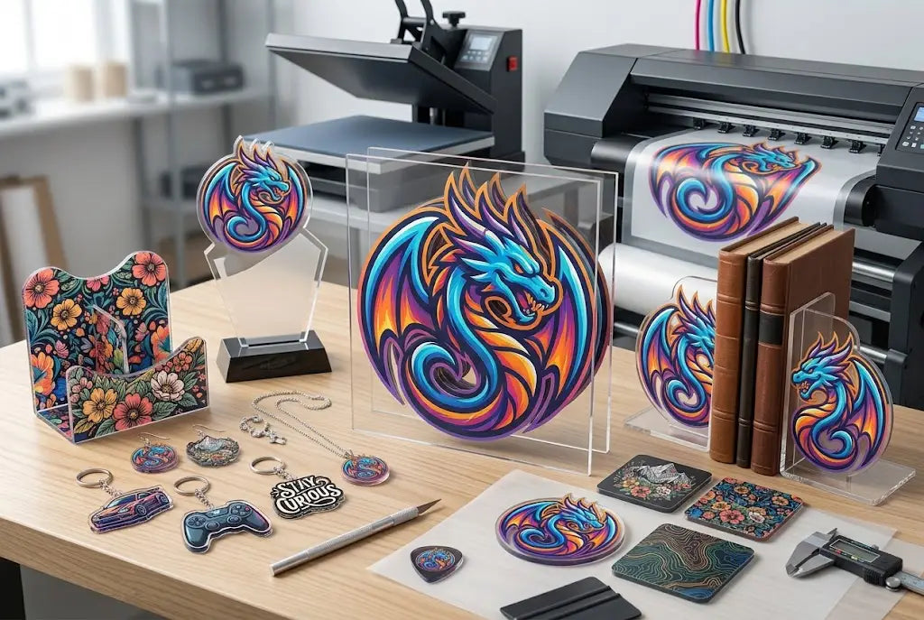 Beyond Tumblers: 7 Surprising Things You Can Make With UV DTF Transfers on Acrylic 