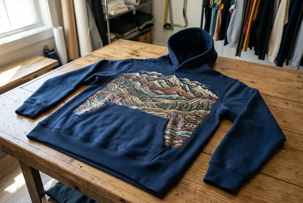 DTF Sweatshirt Print Size: Why Hoodies Need Bigger Transfers Than Tees 