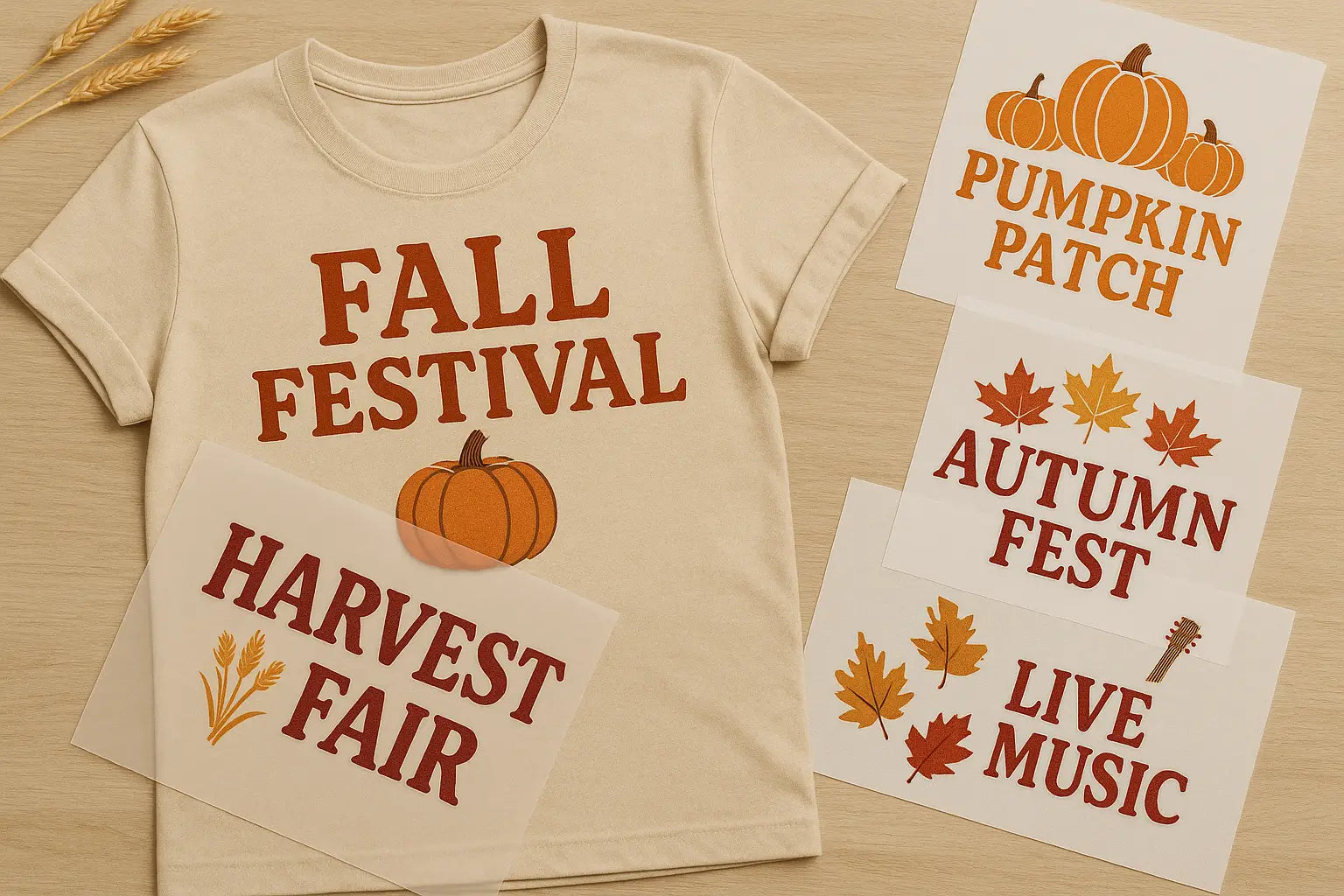 DTF Transfers for Festivals: Creative DTF Design Ideas for Fall Festivals and Fairs