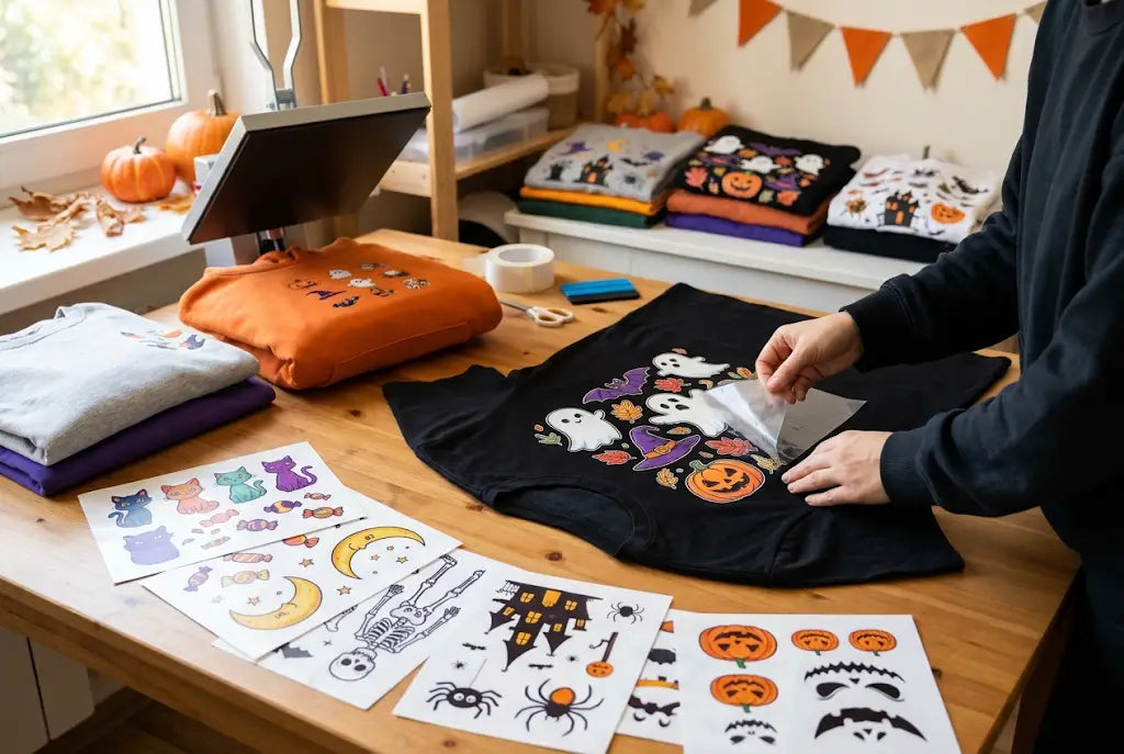 How to Use Multiple Halloween DTF Transfer Designs to Reduce Dead Stock