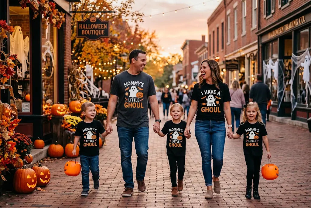 Matching Funny Halloween Tees for Parents and Kids That Actually Get Bought Together