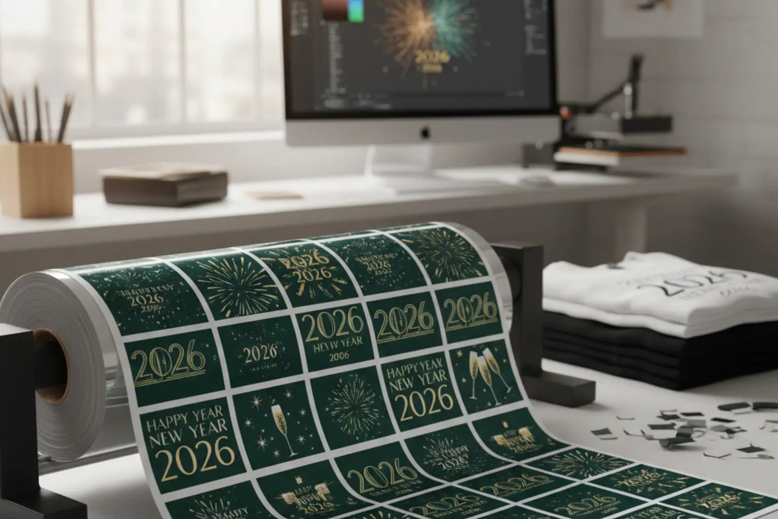 Why Choose Custom New Year DTF Transfers for 2025 Holiday Apparel