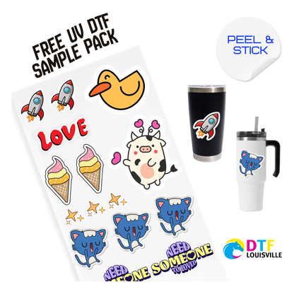 UV DTF sample pack