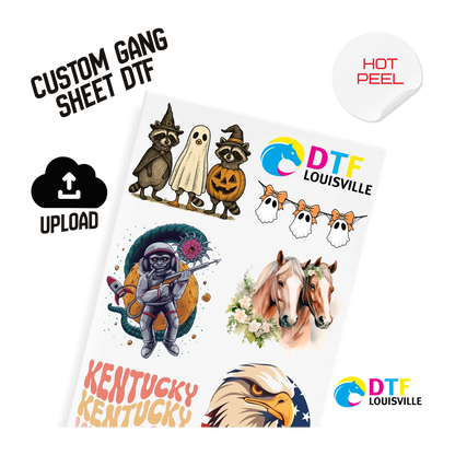 Custom Gang Sheet DTF - Upload a Pre-Made Sheet