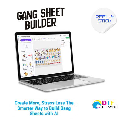 UV DTF Sticker Gang Sheet Builder