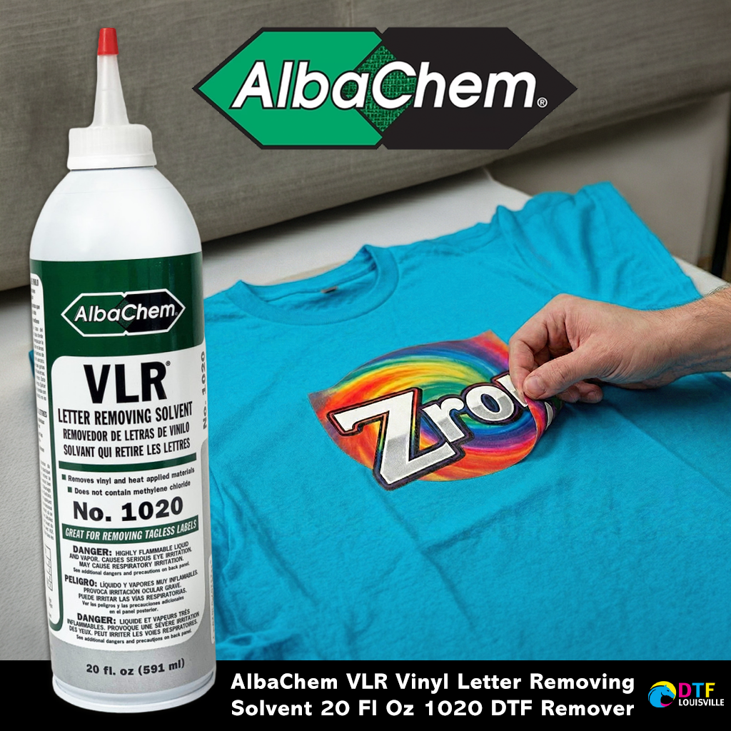 AlbaChem VLR Vinyl Letter Removing Solvent 20 fl oz – 1020 DTF Remover